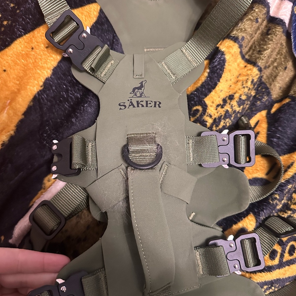 Green Säker harness- Lander size S
